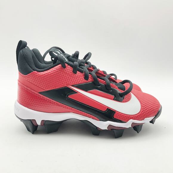 Nike Boys' Alpha Menace 4 Shark Football Cleats Size 10 Red White NWOB - Picture 3 of 11